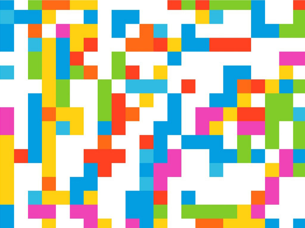 Rwraps™ Rainbow Pixel Print Vinyl Wrap Film - Candy Worms