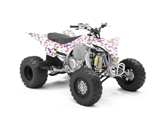 Mix and Match Pixel ATV Wrapping Vinyl