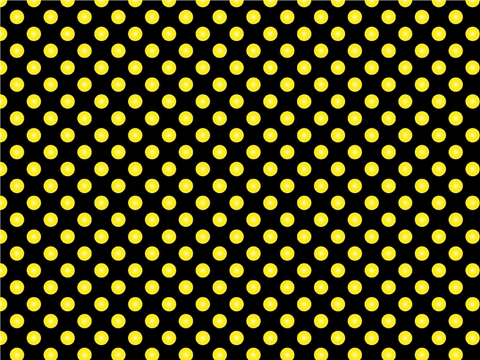 Rwraps™ Polka Dot Print Vinyl Wrap Film - Hi Yellow