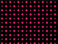 Hot Pink Polka Dot Vinyl Wrap Pattern