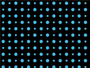 Terrific Teal Polka Dot Vinyl Wrap Pattern