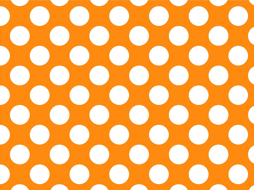 Apricot Orange Polka Dot Vinyl Wrap Pattern