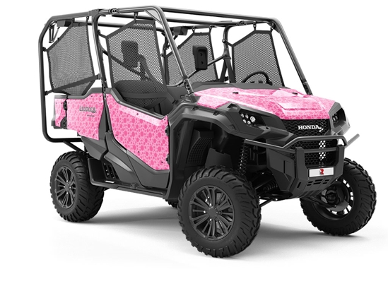 Barbie Pink Polka Dot Utility Vehicle Vinyl Wrap
