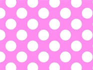 Carnation Pink Polka Dot Vinyl Wrap Pattern