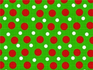 Christmas Tidings Polka Dot Vinyl Wrap Pattern
