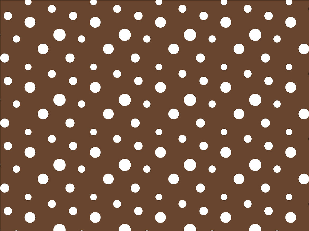 Coffee Brown Polka Dot Vinyl Wrap Pattern