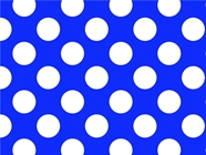 Egyptian Blue Polka Dot Vinyl Wrap Pattern