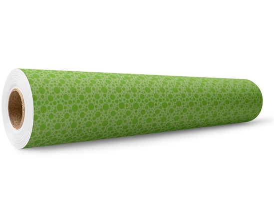 India Green Polka Dot Wrap Film Wholesale Roll