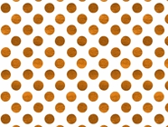 Brown Sugar Polka Dot Vinyl Wrap Pattern