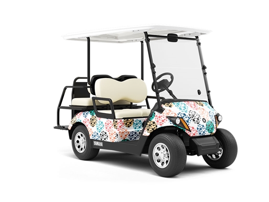 Dot Inception Polka Dot Wrapped Golf Cart