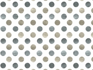 Gray Dust Polka Dot Vinyl Wrap Pattern