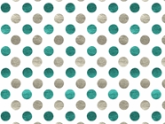 Ocean Bubbles Polka Dot Vinyl Wrap Pattern