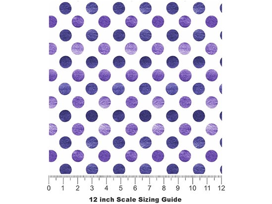 Prime Purple Polka Dot Vinyl Film Pattern Size 12 inch Scale