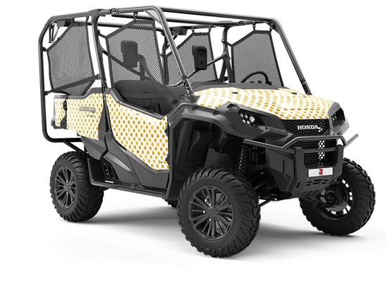 Proceed With Caution Polka Dot Utility Vehicle Vinyl Wrap