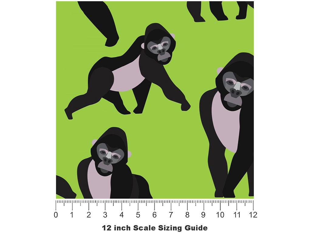 Striking Poses Primate Vinyl Film Pattern Size 12 inch Scale
