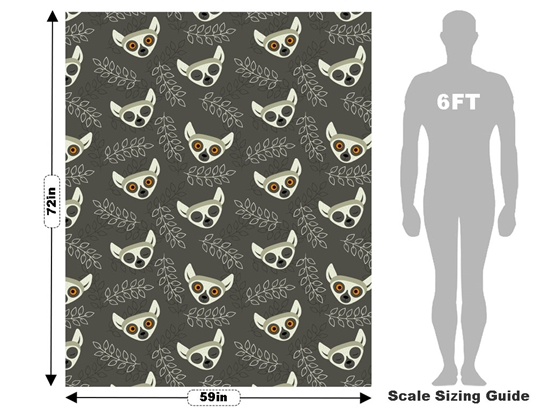Lemur Vision Primate Vehicle Wrap Scale