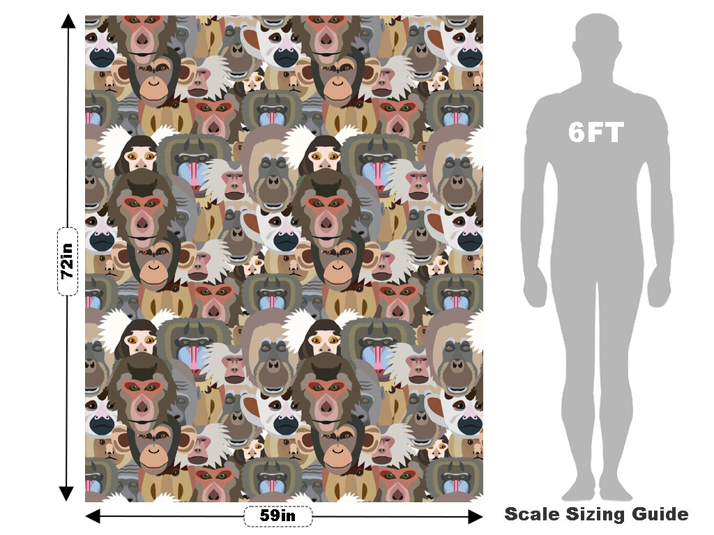 Primate Promenade Primate Vehicle Wrap Scale