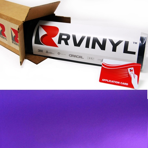 Rwraps™ Matte Chrome Vinyl Wrap Film - Purple