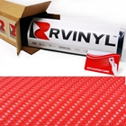Red 4D Carbon Fiber Vinyl Film Wrap