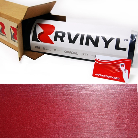 Rwraps™ Brushed Aluminum - Red (Discontinued)