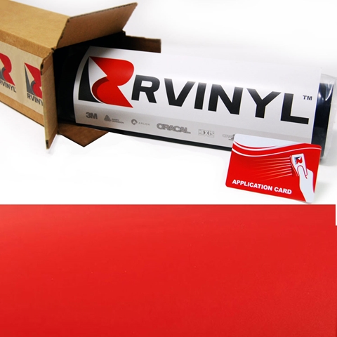 Rwraps™ Matte Vinyl Wrap Film - Red (Discontinued)