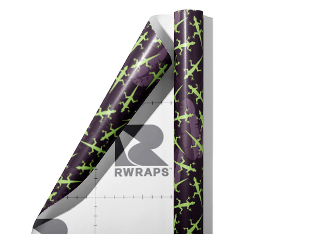 Rainforest Green Reptile Wrap Film Sheets