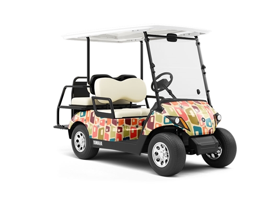 Been Bewitched Retro Wrapped Golf Cart