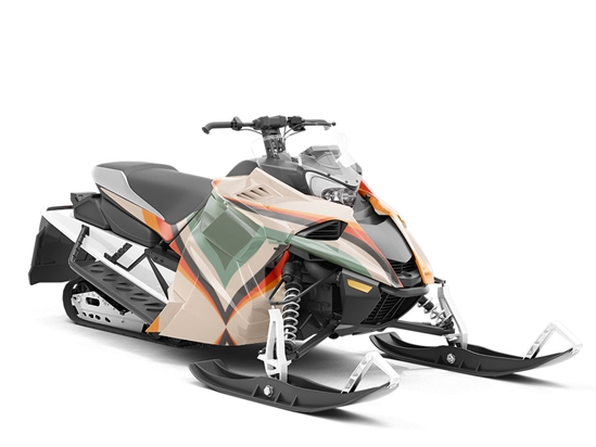 Ten Years After Retro Custom Wrapped Snowmobile