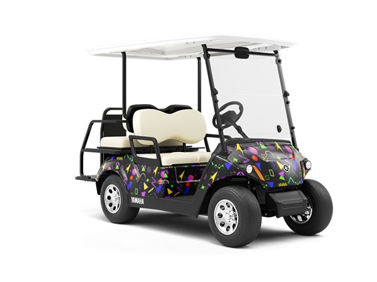 Big Zap Retro Wrapped Golf Cart