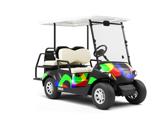 Genetic Engineering Retro Wrapped Golf Cart