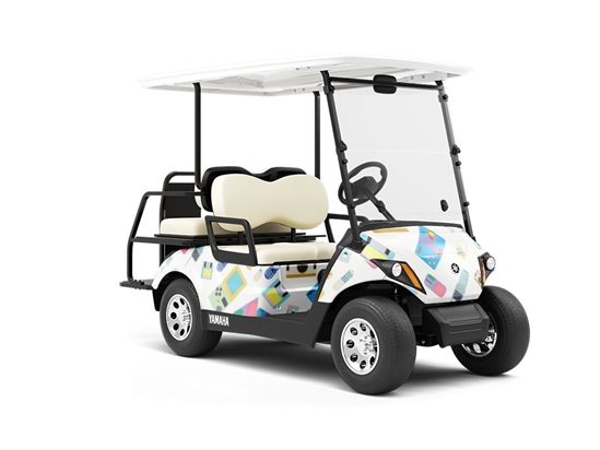 High Tech Retro Wrapped Golf Cart