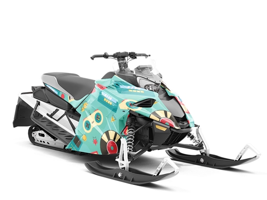 Tamo-Gotcha  Retro Custom Wrapped Snowmobile