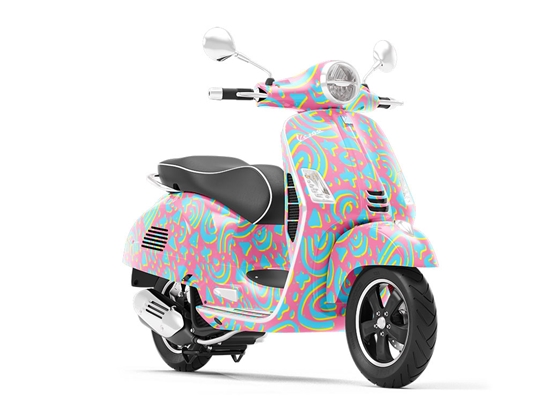 Want To Be Retro Vespa Scooter Wrap Film