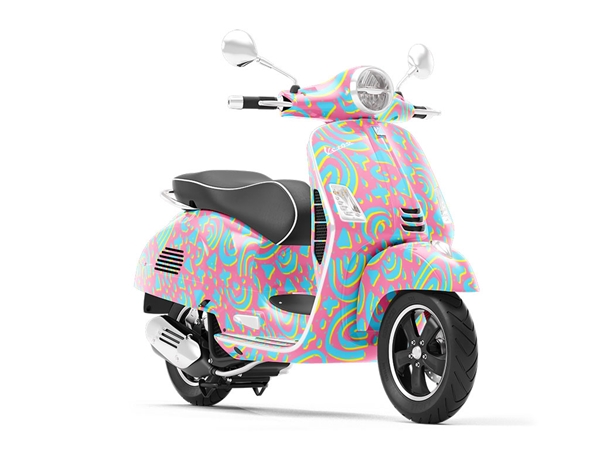 Want To Be Retro Vespa Scooter Wrap Film