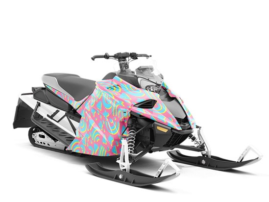 Want To Be Retro Custom Wrapped Snowmobile
