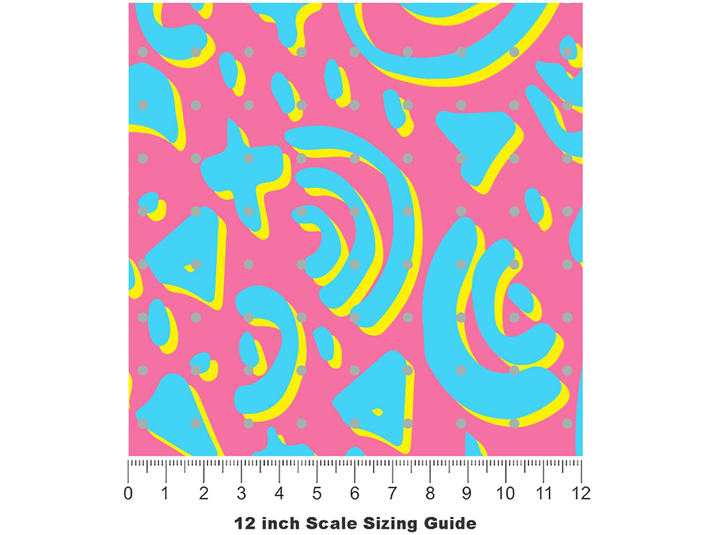 Want To Be Retro Vinyl Film Pattern Size 12 inch Scale