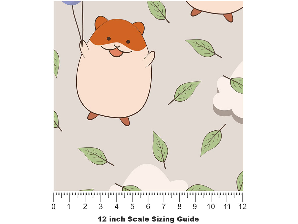 Floating Love Rodent Vinyl Film Pattern Size 12 inch Scale