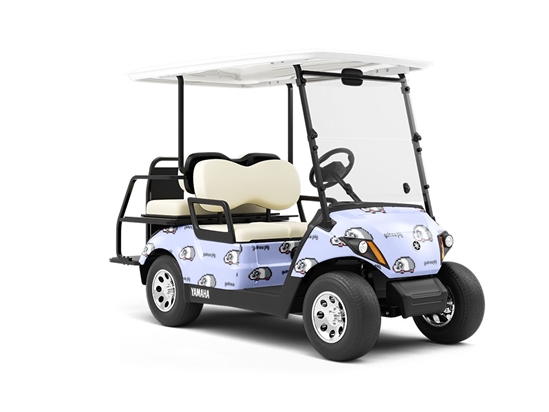 Pixel Cavy Rodent Wrapped Golf Cart