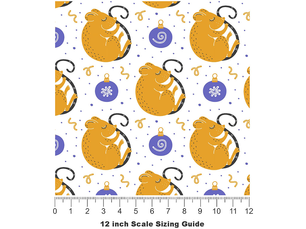 Best Luck Rodent Vinyl Film Pattern Size 12 inch Scale