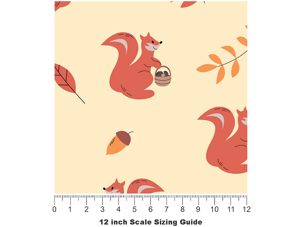 Winter Approaches Rodent Vinyl Film Pattern Size 12 inch Scale