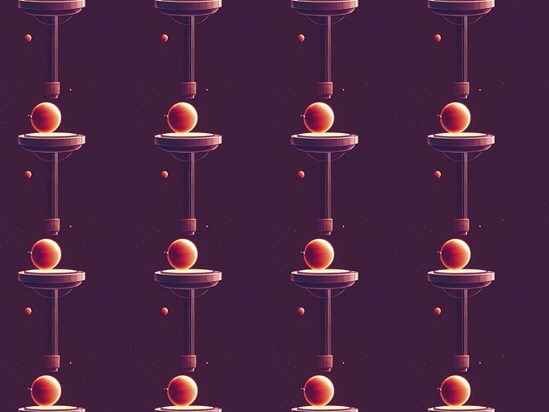 Planetary Pillars Science Fiction Vinyl Wrap Pattern