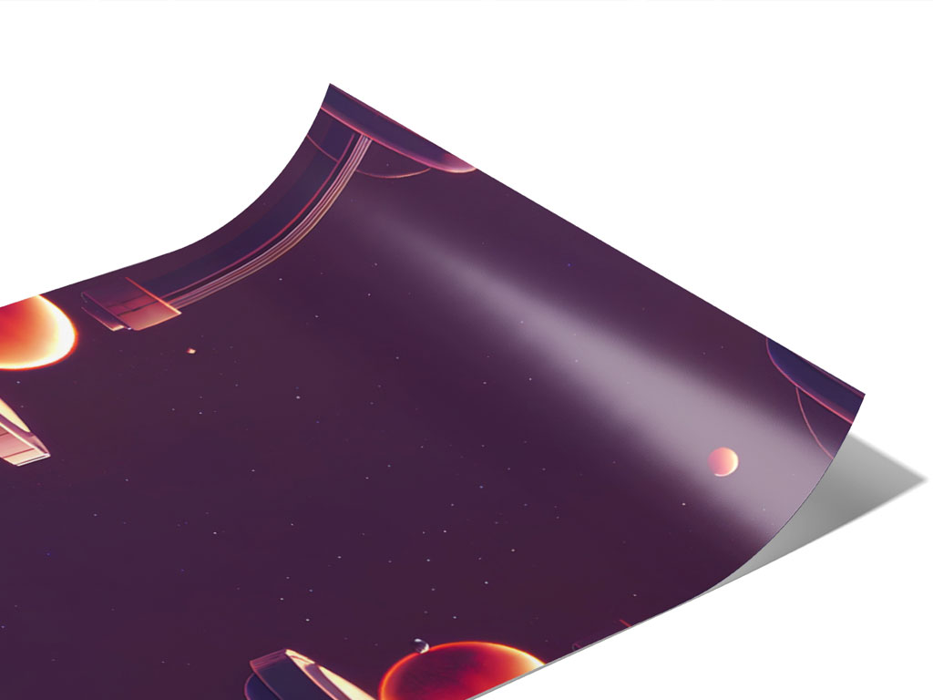 Planetary Pillars Science Fiction Vinyl Wraps