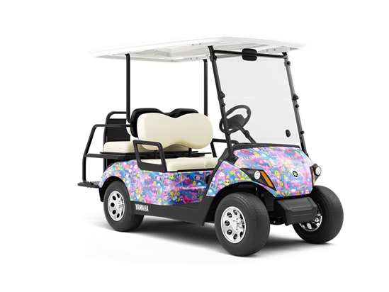 Another World Science Fiction Wrapped Golf Cart