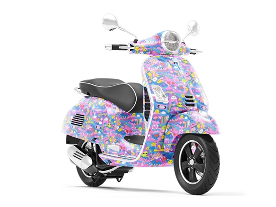 Another World Science Fiction Vespa Scooter Wrap Film