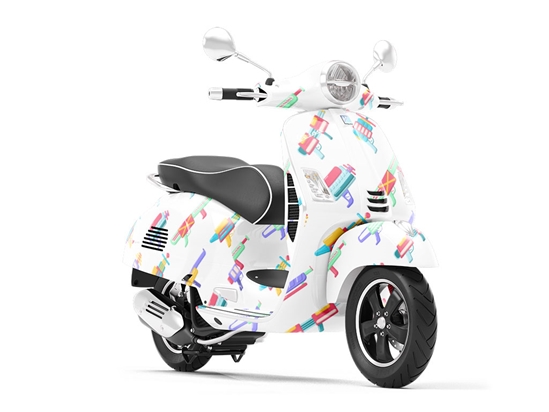 Blasters Full Science Fiction Vespa Scooter Wrap Film