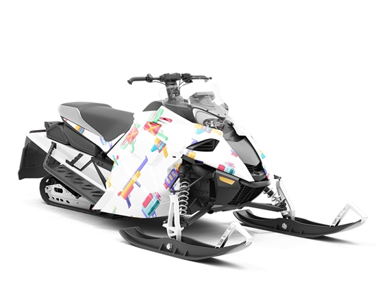 Blasters Full Science Fiction Custom Wrapped Snowmobile