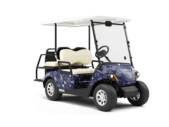 Galactic Quest Science Fiction Wrapped Golf Cart