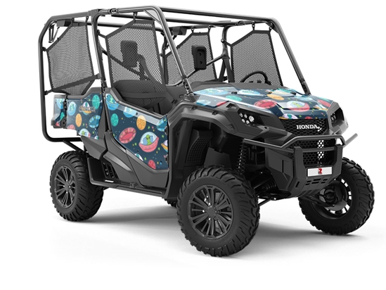 Space Invaders Science Fiction Utility Vehicle Vinyl Wrap