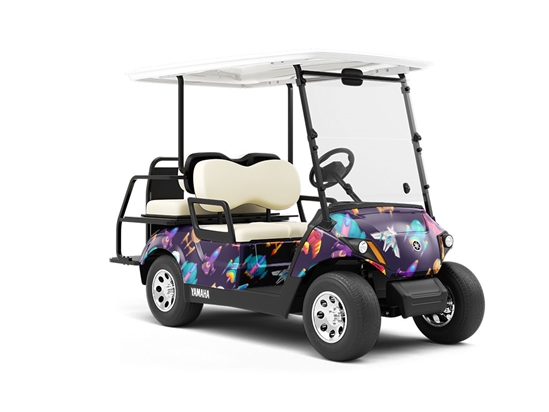 Starship Infantry Science Fiction Wrapped Golf Cart