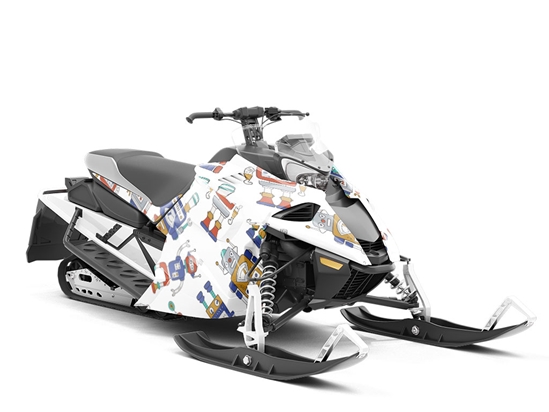 Mean Machine Science Fiction Custom Wrapped Snowmobile